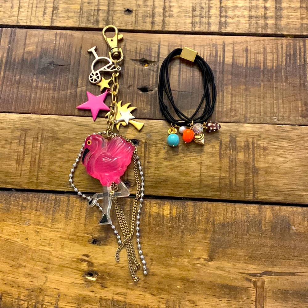 Juicy Couture Bracelet and Flamingo Key Chain
